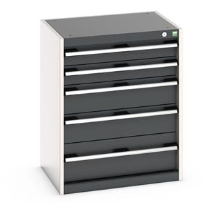Bott Cubio drawer cabinet with overall dimensions of 650mm wide x 525mm deep x 800mm high... Bott Drawer Cabinets 525 Depth with 650mm wide full extension drawers